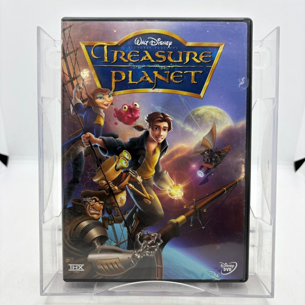 Walt Disney Treasure Planet DVD 2003 Widescreen Animated Sci-Fi Adventure Movie